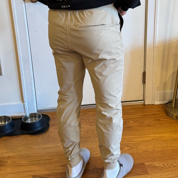 Men's Khaki Lululemon Joggers - Picture 2 of 8